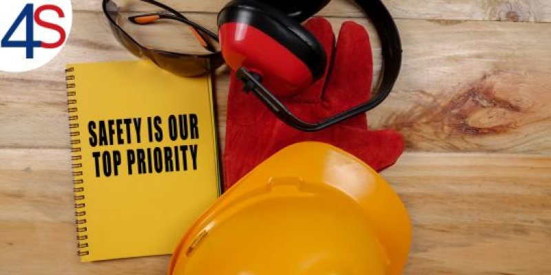 Health and Safety manual alongside PPE equipment