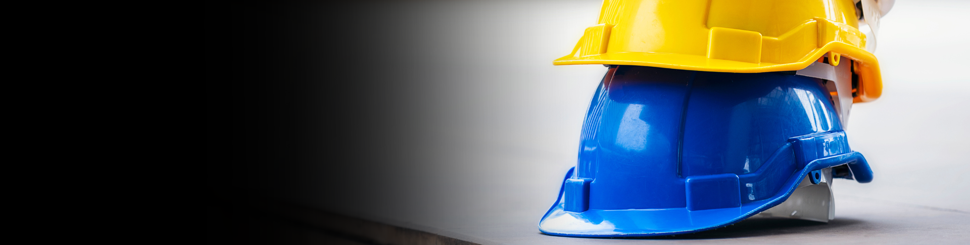 Workers discussing workplace safety plans